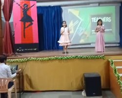 Assembly on Teachers Day by class 2 C